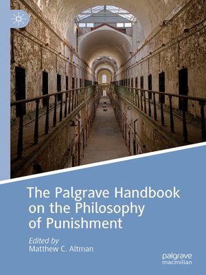 cover image of The Palgrave Handbook on the Philosophy of Punishment